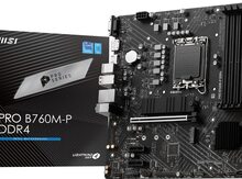 Ana plata "MSI PRO B760M-P DDR4 LGA 1700 Intel"