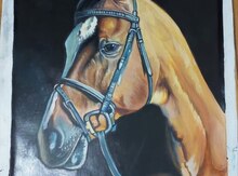 Картина "Голова лошади" 