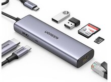 Ötürücü kabel "Ugreen 7-in-1 4K HDMI USB-C"