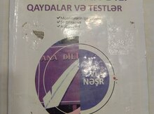 Qaydalar və testlər "Azərbaycan dili"