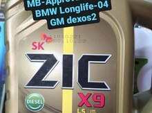 Mühərrik yağı "ZIC X9 LS 5W40 dizel"