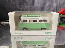 Коллекционная модель  "Volkswagen T2B  camper Van  light Green  1962"