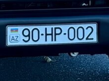 Avtomobil qeydiyyat nişanı - 90-HP-002