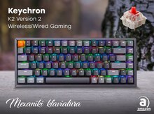 "Keychron K2 Version 2" Wireless Wired Gaming Mechanical Keyboard