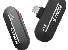“Synco P1X L” telefon üçün simsiz yaxa mikrofonu (Apple iPhone, 1 nəfərlik)