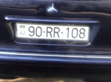 Avtomobil qeydiyyat nişanı - 90-RR-108