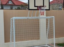 Futbol qapısı və basketbol səbəti 