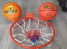 Basketbol səbəti və topu