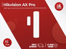 Simsiz qapı və pəncərə açılma sensoru "Hikvision AX Hybrid Pro DS-PDMCK-EG2-WE"