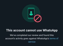 "Whatsapp" ban olmuş nömrələrin açılması