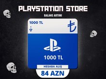 PlayStation Store kartı (1000 TL)