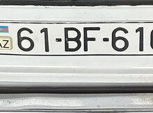 Avtomobil qeydiyyat nişanı - 61-BF-610
