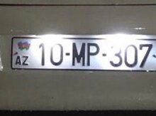 Avtomobil qeydiyyat nişanı - 10-MP-307