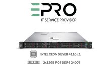HPE DL360 G10|Silver 4110|64GB|500W|HP Gen10 8SFF 1U server proliant