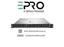 HPE DL360 G10|Silver 4110x2|128GB|500W|HP Gen10 8SFF 1U server proliant