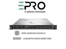 HPE DL360 G10|Gold 6138x2|128GB|500W|HP Gen10 8SFF 1U server proliant