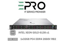 HPE DL360 G10|Gold 6138|32GB|500W|HP Gen10 8SFF 1U server proliant