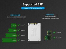 SSD konvertor "Orico M.2 SSD Sata"