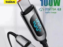 Baseus type c 100w led kabel 