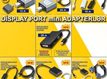 DisplayPort mini adapterlər