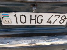 Avtomobil qeydiyyat nişanı -10-HG-478