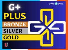 PS4/PS5 üçün G+ Bronze-Silver/Gold abunə paketi 