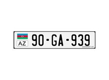 Avtomobil qeydiyyat nişanı - 90-GA-939