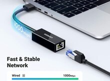 20256 UGREEN USB 3.0 Gigabit Ethernet Adapter (Bla