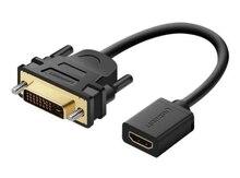 UGREEN DVI Male to HDMI Female Adapter Cable 22cm 