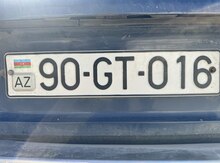 Avtomobil qeydiyyat nişanı - 90-GT-016