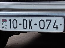 Avtomobil qeydiyyat nişanı - 10-DK-074