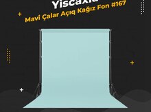 "Yiscaxia" Mavi Çalar Açıq Kağız Fon #167