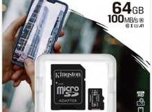 "Kingston 64GB" yaddaş kartı
