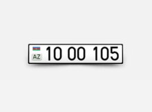 Avtomobil qeydiyyat nişanı - 10-OO-105