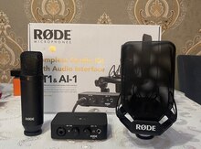 "Rode NT1/AI1 Kit mikrofon" studiya dəsti