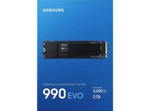 Samsung - 990 EVO SSD 1TB Internal SSD PCIe Gen 4x4 | Gen 5x2 M.2 2280, Speeds Up to 5,000MB/s