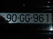 Avtomobil qeydiyyat nişanı - 90-GG-961 itib
