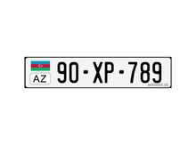 Avtomobil qeydiyyat nişanı - 90-XP-789