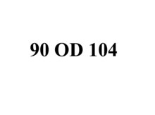 Avtomobil qeydiyyat nişanı - 90-OD-104