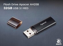 Flash Drive Apacer AH25B 32GB USB 3.1 Black AP32GAH25BB-1