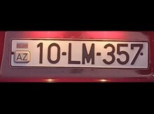 Avtomobil qeydiyyat nişanı - 10-LM-357