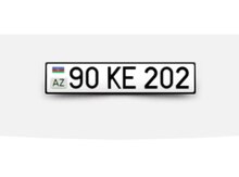 Avtomobil qeydiyyat nişanı - 90-KE-202