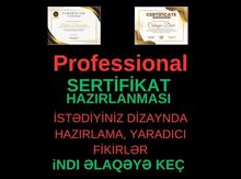 Professional sertifikat hazırlanması