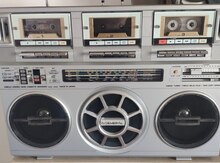 Rare General Mg 345 Triple Stereo Radio Cassette Recorder Boombox
