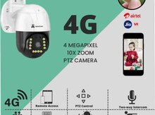 4G sim kartlı kamera PTZ 360° 3MP/2K +64gb