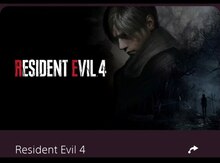  Playstation 4,5 üçün "Resident evil 4" oyun diski 