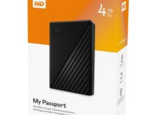 HDD "WD 4TB My Passport Portable External"