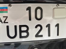 Avtomobil qeydiyyat nişanı - 10-UB-211