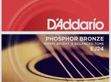 Akustik gitara simi "Daddario phosphor bronze"