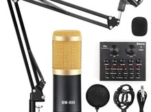 Mikrofon və Səs kartı WVNGR BM800
